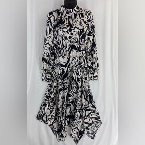 NWT Future Collective Long Sleeve Asymetrical Dress XS